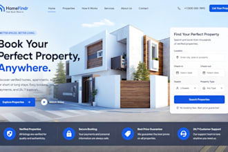 build property booking website vacation rental website short term rental website