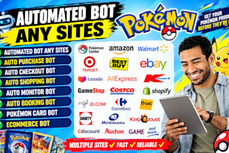 do auto purchase bot, amazon bot, pokemon bot, checkout bot, lazada bot, buying