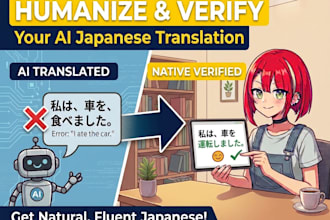 verify and humanize your ai japanese translation