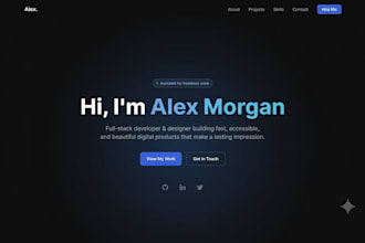 build a responsive landing page