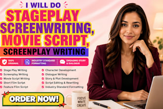 do stageplay screenwriting, movie script, screenplay writing