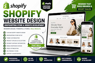 do website design shopify store design shopify website development web redesign