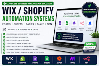build wordpress wix or shopify website email automation airtable zapier