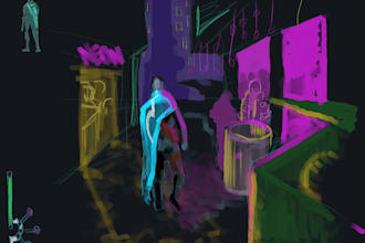 paint your oc, rpg character, or illustrate your IP