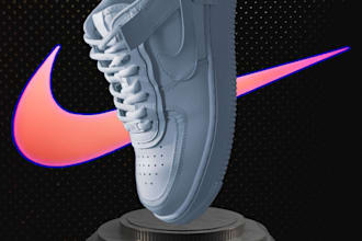 design premeuim product  advertisement in photoshop