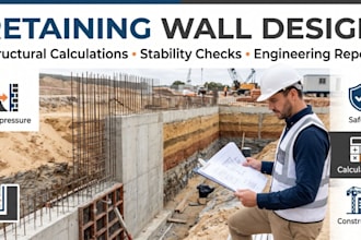 design reinforced concrete retaining walls with calculations