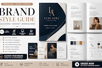 do brand style guide canva brand kit visual identity social media