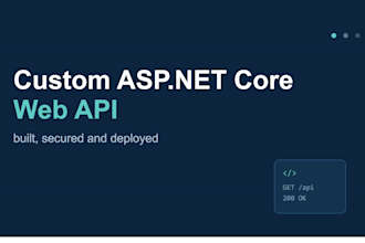 develop secure asp net core web API and rest API integration