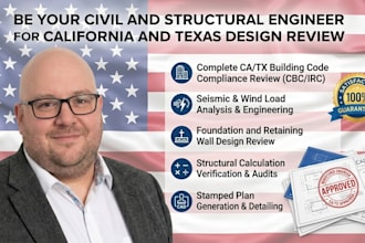 be your civil and structural engineer for california and texas design review