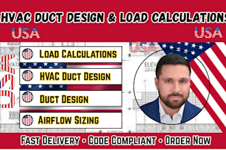 do hvac duct design and cooling load calculations