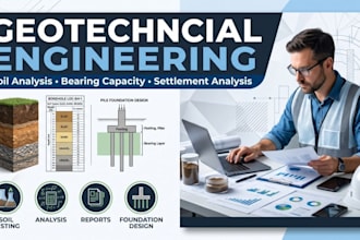 analyze soil bearing capacity and provide geotechnical solutions