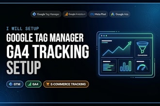 setup google tag manager ga4 ecommerce conversion tracking setup