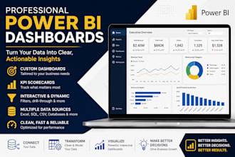 build a professional power bi dashboard from your data