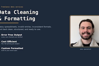 clean and format your data