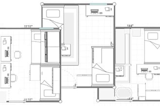 create a realistic dorm room layout based on your needs