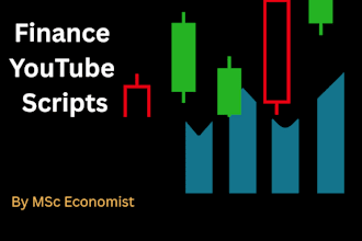 write finance youtube script with real data
