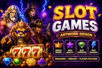 create amazing slots game graphics