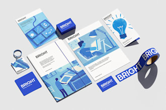 do business logo design and branding kit or brand identity guidelines