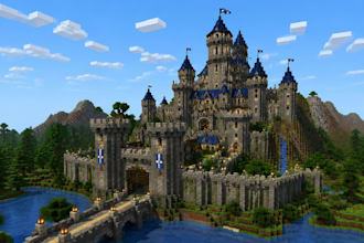 create minecraft build fantasy world and custom landscape for server and creator