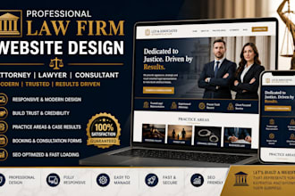 design law firm website attorney lawyer business website consultant website