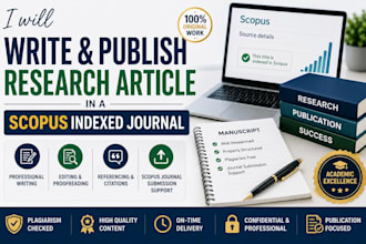 write and publish a research article in a scopus indexed journal