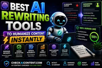 manually humanize ai content, rewrite, edit, and proofread chatgpt writing