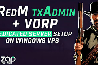 fivem server developer, redm server developer redm vorp server, setup on txadmin