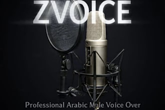 do professional arabic male voice over for ads and videos