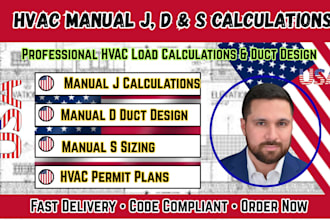 do hvac acca manual j, d, and s load calculations with duct design