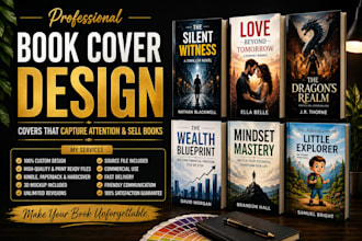 do kdp book cover, book cover art, book cover illustration, book cover design