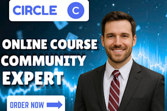 setup your circle so community, course creation, and community management