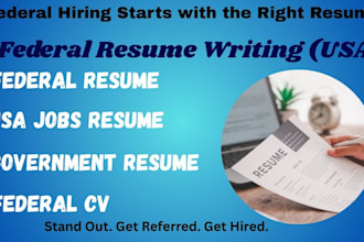 craft a federal resume USA