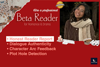 be your romance and drama beta reader