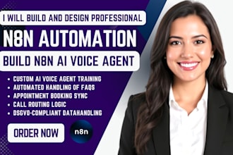be your n8n automation specialist and build an n8n voice agent for your calls