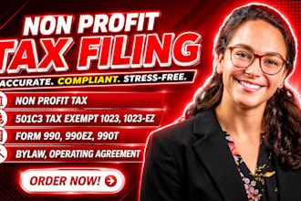 efile 501c3 nonprofit tax return and irs compliance filing