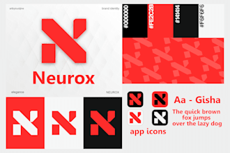 do professional brand identity with full branding kit