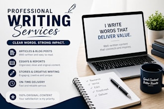 write engaging blog posts and articles in english