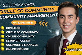 setup circle so community, online course, membership website, online community