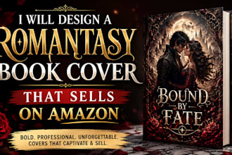 design a romantasy book cover that sells on amazon