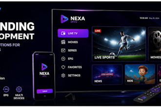 design, rebrand and customize iptv apps