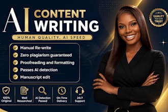 manually edit,rewrite and humanize ai or chatgpt content