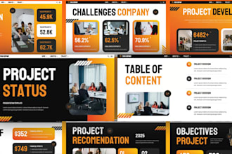 redesign powerpoint pitch decks, improve canva business startup in google slides