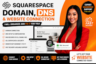 fix squarespace website domain dns settings and website connection issues,