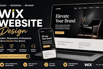 build wix website design redesign expert