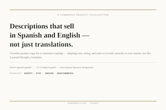 translate and localize your ecommerce product listings