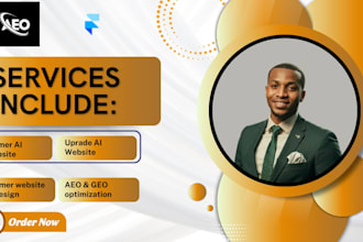 design ai ready framer website upgrade ai generated website and optimize aeo