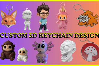 create custom 3d keychain logo lightbox coaster text 3mf for 3d printing in 2h