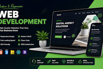build a responsive android IOS and website with modern UI