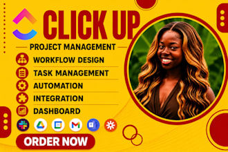 clickup project management clickup software management CRM click up automation