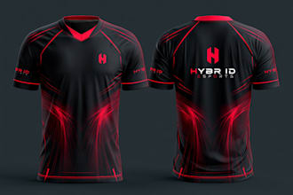 design custom esports gaming jersey